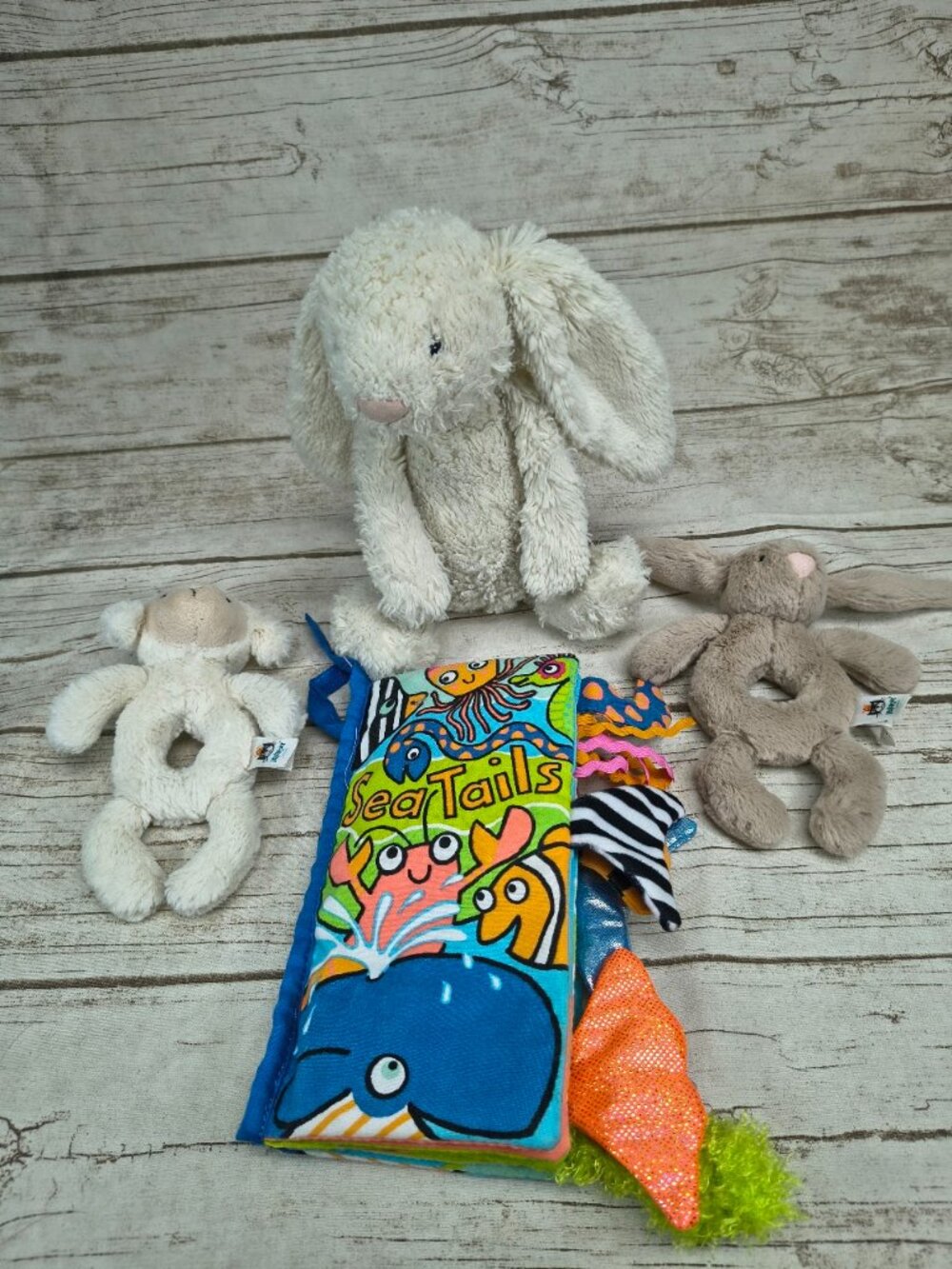 Lot of 4 Jellycat Toys Bashful Bunny